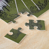 Goth Cat Legpuzzel (Zijkant)