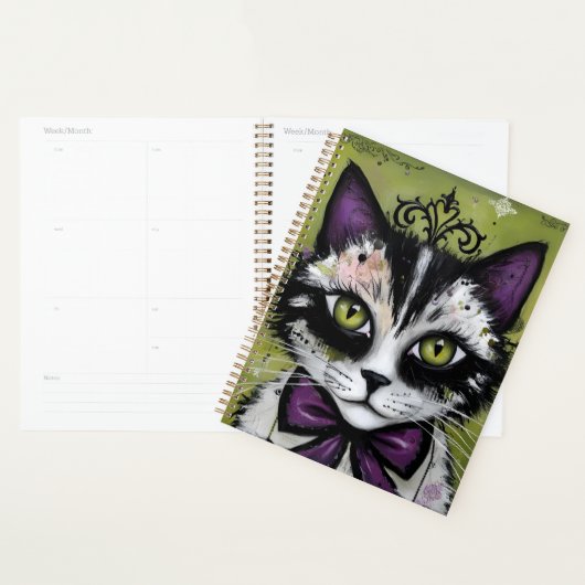 Goth Cat Planner (Display)