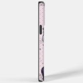 Goth Coquette Cat Phone Case – Pink & Black (Achterkant / Rechts)