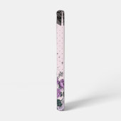 Goth Coquette Cat Phone Case – Pink & Black  Samsung Galaxy Hoesje (Linkerkant)