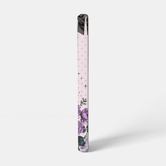 Goth Coquette Cat Phone Case – Pink & Black Samsung Galaxy Hoesje (Linkerkant)