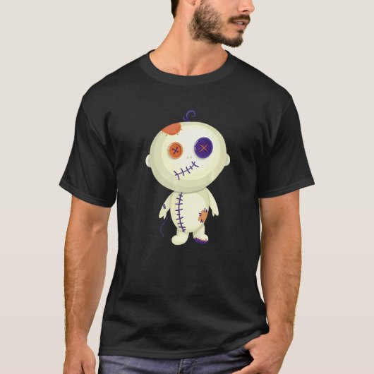 Goth Creepy Cute Voodoo Doll For Teens  2 T-shirt (Voorkant)