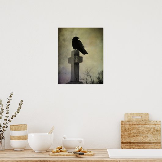 Goth CrowPoster Poster (Keuken)