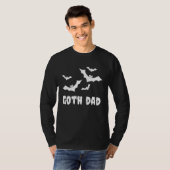 Goth Dad  Gothic Spooky Bats Father s Day Hallowee T-shirt (Voorkant volledig)
