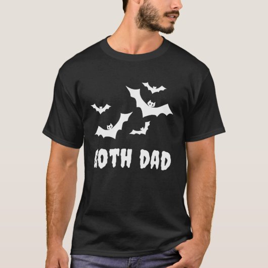 Goth Dad  Gothic Spooky Bats Father s Day Hallowee T-shirt (Voorkant)