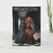 Goth Dag van Doden Koppel | Surrealistische Kunst Kaart (Voorkant)