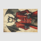 Goth Duivel Vampier Sinuos Grime BB4 Decoupage Tissuepapier (Voorkant)