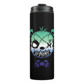 Goth Gay MLM Pride Vlag Gekleurde Beer Thermosbeker (Voorkant)