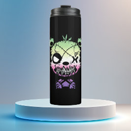 Goth Genderfae Pride Vlag Gekleurde Beer Thermosbeker