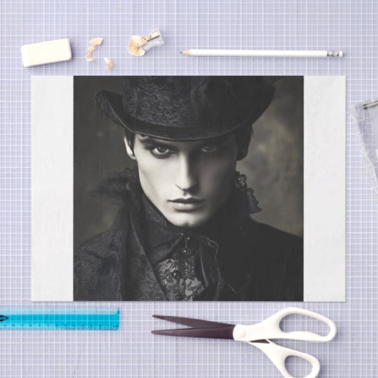 Goth Gentleman Tissuepapier (Craft)