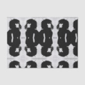 Goth Goddess Portrait Original Art Black White Tissuepapier (Voorkant)