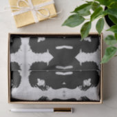 Goth Goddess Portrait Original Art Black White Tissuepapier (Geschenk)