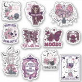 Goth & Halloween Sticker Pack (Voorkant)