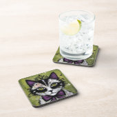 Goth kat bier onderzetter (Rechterzijde)