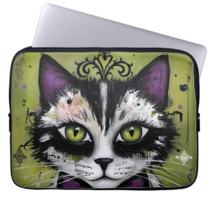 Goth Kat Laptop Sleeve