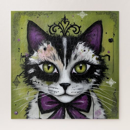 Goth Kat Legpuzzel (Verticaal)