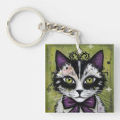 Goth Kat Sleutelhanger (voorkant)