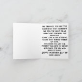 Goth Liefhebbers Valentijnkaart Kaart (Binnen)