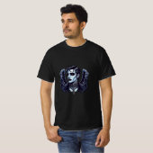 Goth Man Engel Donkere Fantasy kunst T-shirt (Voorkant volledig)