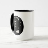 Goth-meisje Esthetiek Angst van binnen Dode Geest Mok (Voorkant links)