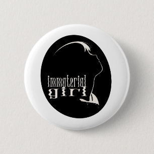 Goth-meisje Esthetisch Materieel meisje Dode Geest Ronde Button 5,7 Cm