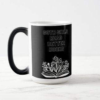 Goth-meisjes lezen betere boeken magische mok