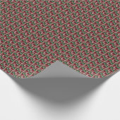 goth-meisjes roze cadeaupapier (Hoek)
