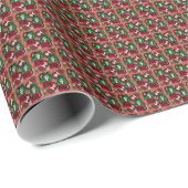 goth meisjes zalm cadeaupapier (Rol Hoek)