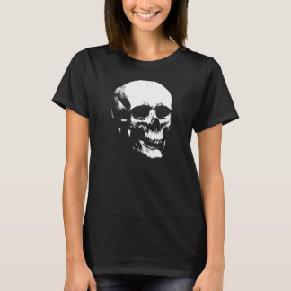 Goth mode-schedel t-shirt