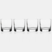 Goth Moeder en Vader Schedel Whiskey Glas (Links)