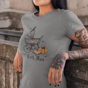 Goth Moeder Halloween Herfst Baby Shower Moeder To Tri-Blend Shirt