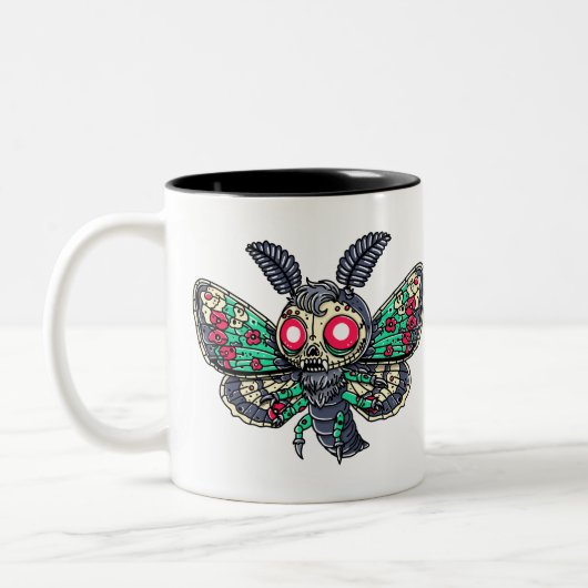 Goth Moth Tweekleurige Koffiemok (Links)