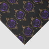Goth Paarse Roos Tissuepapier (Detail)