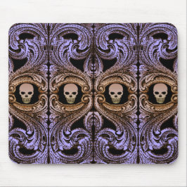 Goth Paarse Versiering Met Schedel Muismat