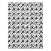 Goth Panda Baby Skull Cupcakes Doodles Tafelkleed (Voorkant)