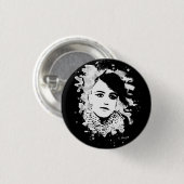 Goth Punk Girl Ronde Button 3,2 Cm (Voorkant /achterkant)