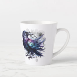 Goth Raven Coffee Mug Dark Aesthetic Latte Mok