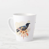 Goth Raven Coffee Mug Dark Aesthetic  Latte Mok (Linkerhoek)