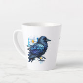 Goth Raven Coffee Mug Dark Aesthetic Latte Mok (Linkerhoek)