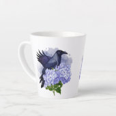 Goth Raven Coffee Mug Dark Aesthetic Latte Mok (Linkerhoek)