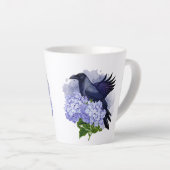 Goth Raven Coffee Mug Dark Aesthetic Latte Mok (Rechterhoek)
