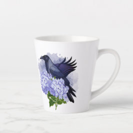 Goth Raven Coffee Mug Dark Aesthetic Latte Mok