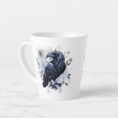 Goth Raven Coffee Mug Dark Aesthetic  Latte Mok (Linkerhoek)