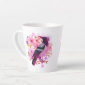 Goth Raven Coffee Mug Dark Aesthetic Latte Mok (Linkerhoek)