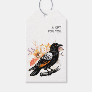 Goth Raven Donkere Esthetiek Cadeaulabel
