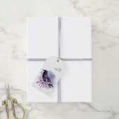Goth Raven Donkere Esthetiek Cadeaulabel (Met Touw)
