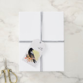 Goth Raven Donkere Esthetiek Cadeaulabel (Met Touw)