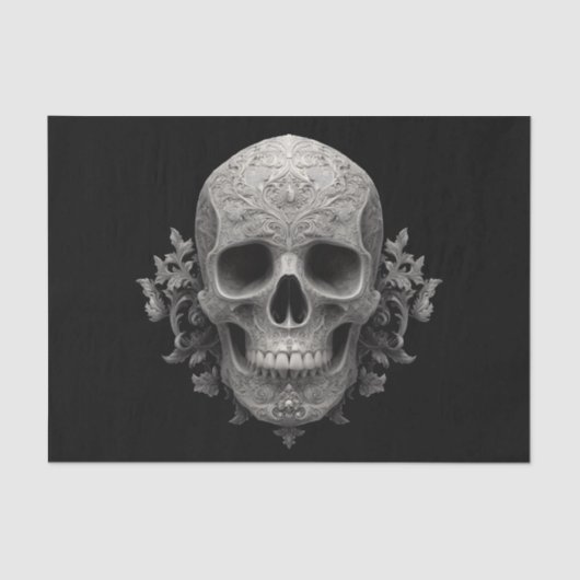 Goth Skull Tissuepapier (Voorkant)