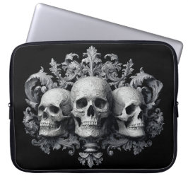 Goth Skulls Laptop Sleeve
