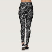 Goth Spinnenweb Leggings (Achterkant)